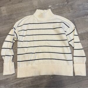 ASOS Striped White and Black Sweater